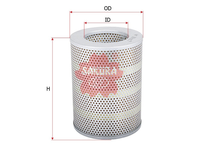 SAKURA,, Hydraulic Oil Filter (Element), 207-60-71180, H-5646, KOMATSU