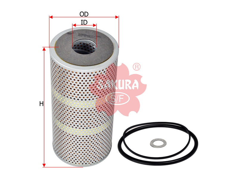 กรองน้ำมันไฮดรอลิก(ไส้กรอง) SAKURA, 2675189, H-65030, FIAT-ALLIS (123242)