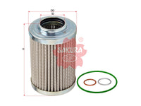 กรองน้ำมันไฮดรอลิก(Element), SAKURA, 750 131 003, H-7102, LIEBHERR (123393)