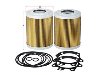 SAKURA,, Oil Filter (Element), 29501202, H-8538-S, ALLISON