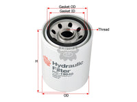 SAKURA,, Hydraulic Oil Filter (Spin-On), 201026, HC-19040, BOBCAT
