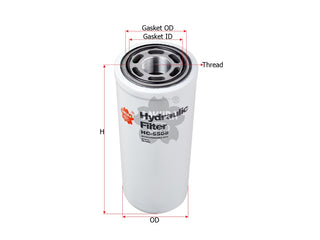 SAKURA,, Hydraulic Oil Filter (Spin-On), RE34958, HC-5508, STEIGER
