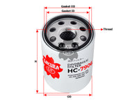SAKURA,, Hydraulic Oil Filter (Spin-On), 32/901701, HC-7906, DEMAG