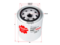 SAKURA,, Hydraulic Oil Filter (Spin-On), 1768402, HC-7920, SCANIA