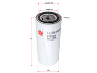 กรองน้ำมันไฮดรอลิก(Spin-On) , SAKURA, 1202804002, HC-7946, ATLAS COPCO (123153)