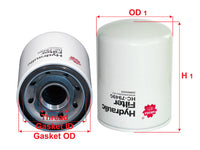 กรองน้ำมันไฮดรอลิก(Spin-On) , SAKURA, 250025-525, HC-79490, SULLAIR (126589)
