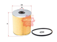 SAKURA,, Oil Filter (Element), 31340-12200, O-1001, MITSUBISHI