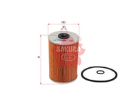 กรองน้ำมันเครื่อง(ไส้กรอง) SAKURA, 9956-2103-00, O-1304, TOYOTA (124330)