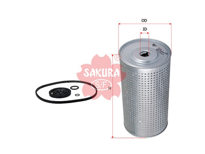 SAKURA,, Oil Filter (Depth), 15607-1011, O-1305, HINO
