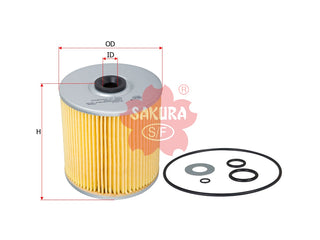 SAKURA,, Oil Filter (Element), 15607-1490, O-1313, ISUZU