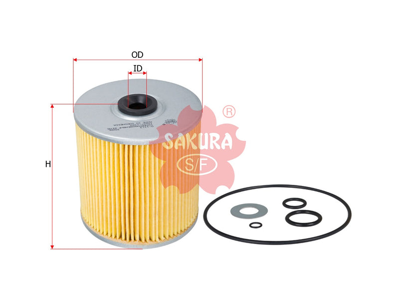 SAKURA,, Oil Filter (Element), 15607-1490, O-1313, ISUZU