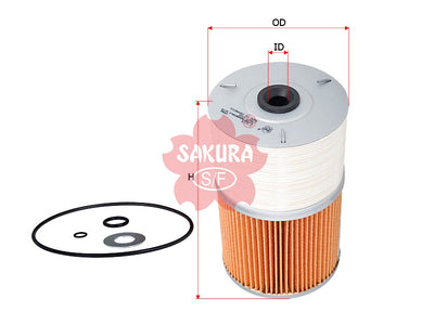 กรองน้ำมันเครื่อง(ไส้กรอง) SAKURA, 15607-1320, O-1319, HINO (126078)