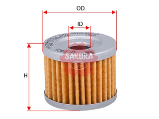 SAKURA,, Oil Filter (Element), 16510-45H20, O-1401, SUZUKI