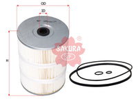 SAKURA,, Oil Filter (Element), 1-13240187-1, O-1516, ISUZU