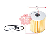SAKURA,, Oil Filter (Element), 1-87810372-1, O-1519, ISUZU