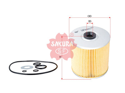 SAKURA,, Oil Filter (Element), 1-87810372-1, O-1519, ISUZU