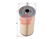 กรองน้ำมันเครื่อง(ไส้กรอง) SAKURA, 1-13240-226-0, O-1521, ISUZU (125668)
