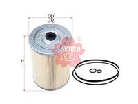 SAKURA,, Oil Filter (Element), 1-13240205-A, O-1522, ISUZU