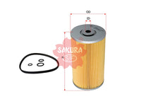 SAKURA,, Oil Filter (Element), 1-13240165-0, O-1527, ISUZU