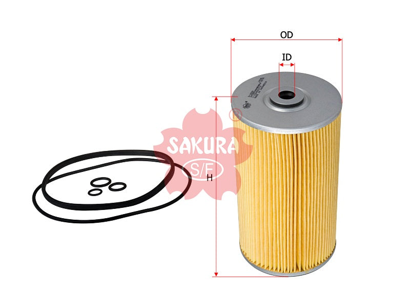 SAKURA,, Oil Filter (Element), 1-13240217-0, O-1529, ISUZU