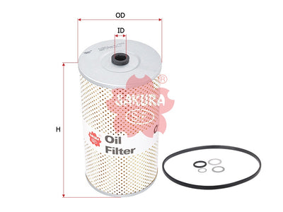SAKURA,, Fuel Filter (Element), 10289138, EF-26070, MAN