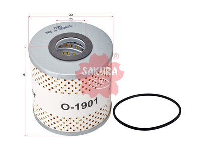 กรองน้ำมันเครื่อง(ไส้กรอง) SAKURA, 2701-E6731A, O-1901, CLAAS (123163)