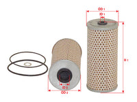 SAKURA,, Oil Filter (Element), 119 180 00 09, O-1904, MERCEDES-BENZ