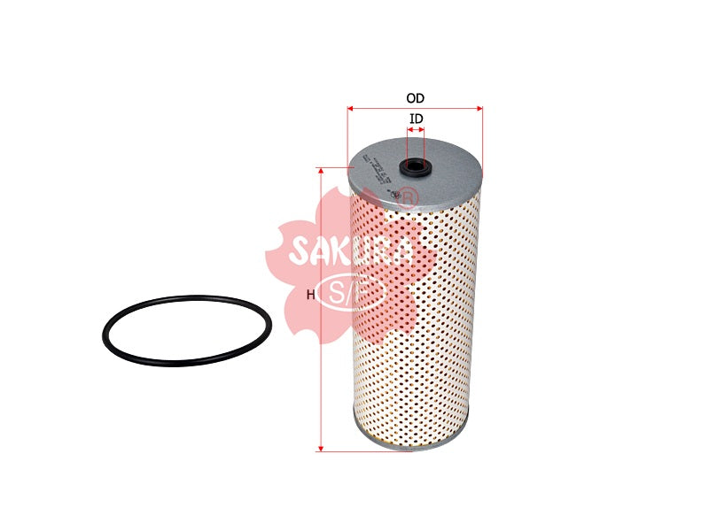กรองน้ำมันเครื่อง(ไส้กรอง) SAKURA, 3551800009, O-2609, MERCEDES-BENZ (125194)