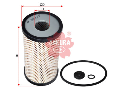 SAKURA,, Oil Filter (Element), 000 184 36 25, O-2611, CLAAS