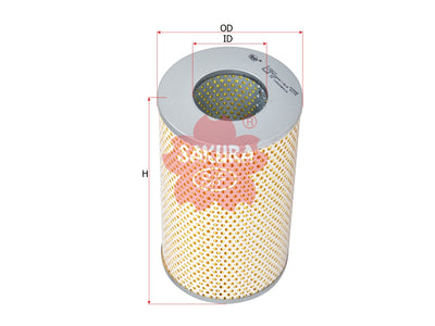 SAKURA,, Oil Filter (Element), 000 184 40 25, O-2612, CLAAS