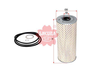 SAKURA,, Oil Filter (Element), 441 180 01 09, O-2614, CLAAS
