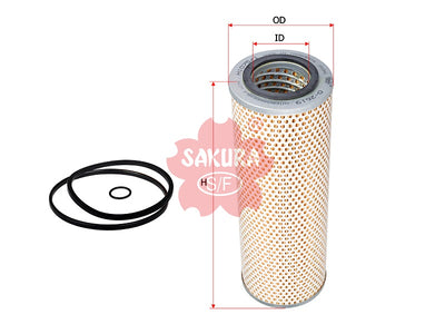SAKURA,, Oil Filter (Element), 1078A/06950, O-2619, LISTER PETTER
