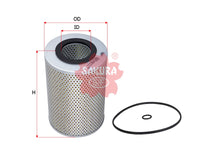 กรองน้ำมันเครื่อง(ไส้กรอง) SAKURA, 26325-84001, O-2803, HYUNDAI (125824)