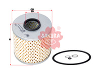 SAKURA,, Oil Filter (Element), 5022737, O-3002, BMW