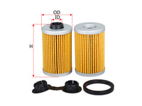 SAKURA,, Oil Filter (Element), 11 00 9 056 146, O-30060-S, BMW