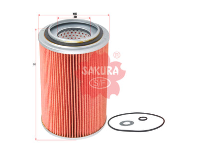 SAKURA,, Oil Filter (Element), 126650-35350, O-5215, YANMAR