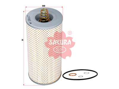 SAKURA,, Oil Filter (Element), 2914 801200, O-5302, CLAAS