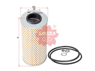 SAKURA,, Oil Filter (Element), 6611803309, O-5311, MERCEDES-BENZ