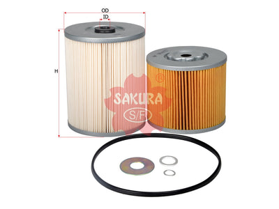 SAKURA,, Oil Filter (Element), AY112-UD502, O-6103, UD TRUCKS