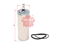 SAKURA,, Oil Filter (Element), F4000100, O-7802, AVELING BARFORD