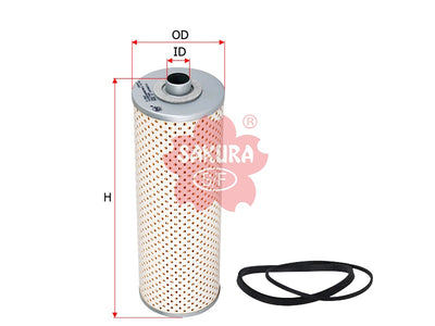 SAKURA,, Oil Filter (Element), F4000100, O-7802, AVELING BARFORD