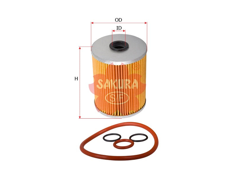 SAKURA,, Oil Filter (Element), 550 154, O-83010, SCANIA