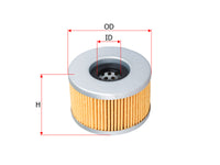 กรองน้ำมันเครื่อง SAKURA, 15A1 413 005, O-90020, HONDA (126205)