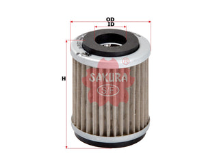 SAKURA,, Oil Filter (Element), 5HO-13440-09, O-9103, YAMAHA