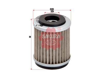 SAKURA,, Oil Filter (Element), 5HO-13440-09, O-9103, YAMAHA