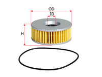 กรองน้ำมันเครื่อง(ไส้กรอง) SAKURA, 1J7-13440-91, O-91070, YAMAHA (122982)