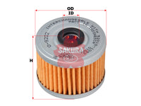 SAKURA,, Oil Filter (Element), 52010-1053, O-9202, KAWASAKI
