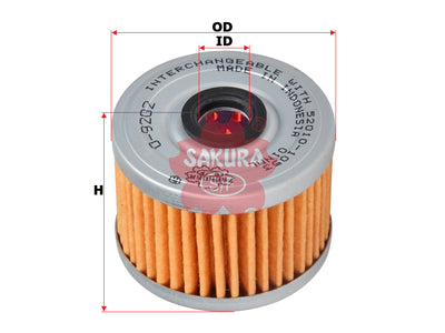 SAKURA,, Oil Filter (Element), 52010-1053, O-9202, KAWASAKI