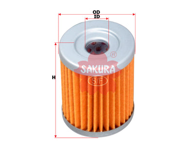 SAKURA,, Oil Filter (Element), 16510-25C00, O-9301, SUZUKI