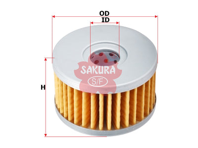 SAKURA,, Oil Filter (Element), 16510-37450-000, O-9303, SUZUKI
